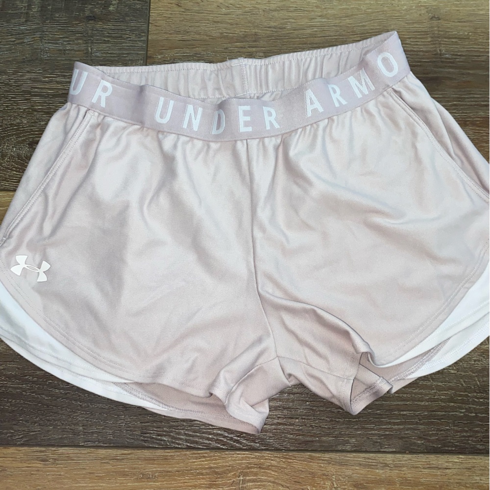 Under Armour Women’s Light Pink Athletic Shorts